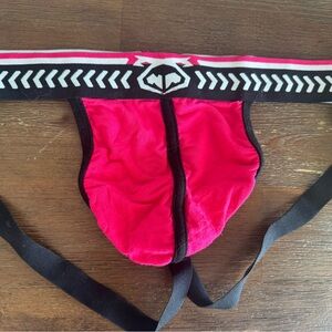 Nasty Pig Pink and Black Thong Underwear